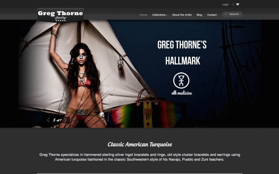Greg Thorne Jewelry – Ecommerce Site Build
