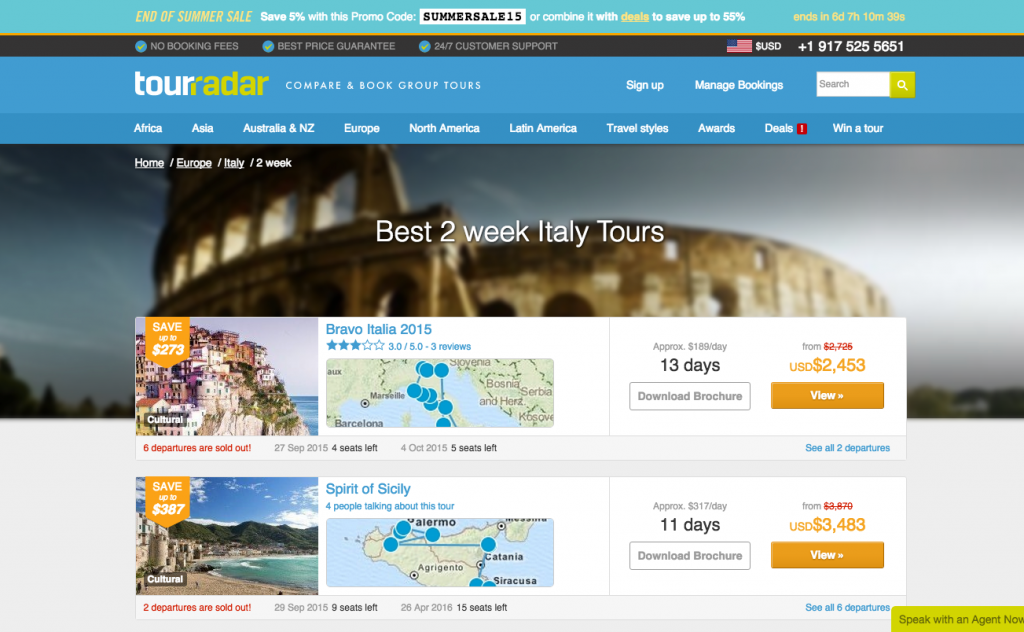 This page matches the search query well at the top of our page