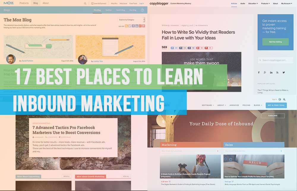 17 Best Places to Learn Inbound Marketing