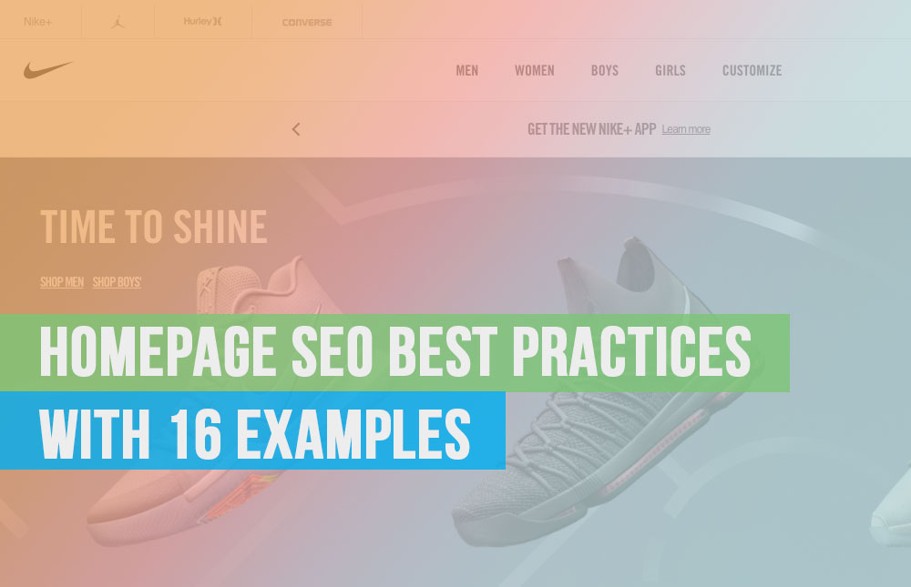 Homepage SEO Best Practices (with 16 Examples)